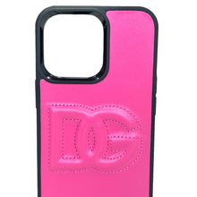 Load image into Gallery viewer, DOLCE &amp; GABBANA iPhone 13 Pro Phone Case Pink Logo RRP150 BNIB
