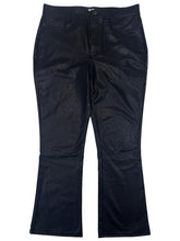 Load image into Gallery viewer, PAIGE Claudine Coated Ankle Grazer Flared Trousers Black 30 (L) RRP250 BNWT
