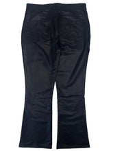 Load image into Gallery viewer, PAIGE Claudine Coated Ankle Grazer Flared Trousers Black 30 (L) RRP250 BNWT
