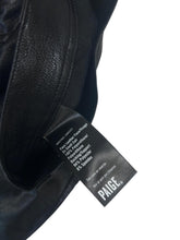 Load image into Gallery viewer, PAIGE Claudine Coated Ankle Grazer Flared Trousers Black 30 (L) RRP250 BNWT
