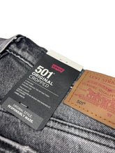 Load image into Gallery viewer, LEVIS 501 Cropped Straight Leg Core Cotton Denim Jeans Grey 28 RRP105 BNWT
