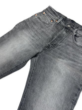 Load image into Gallery viewer, LEVIS 501 Cropped Straight Leg Core Cotton Denim Jeans Grey 27 RRP105 BNWT
