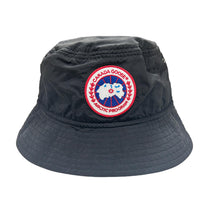 Load image into Gallery viewer, CANADA GOOSE Bucket Hat Logo Patch Black S/M RRP175 BNWT
