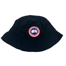 Load image into Gallery viewer, CANADA GOOSE Bucket Hat Logo Patch Black S/M RRP175 BNWT
