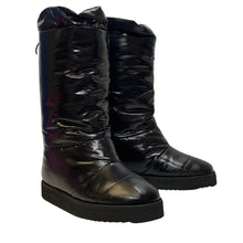Load image into Gallery viewer, GIA COUTURE Flat Sole Knee High Ladies Boot Patent Padded Shoe UK6 NEW RRP 505
