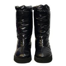 Load image into Gallery viewer, GIA COUTURE Flat Sole Knee High Ladies Boot Patent Padded Shoe UK6 NEW RRP 505

