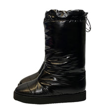 Load image into Gallery viewer, GIA COUTURE Flat Sole Knee High Ladies Boot Patent Padded Shoe UK6 NEW RRP 505

