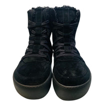Load image into Gallery viewer, GIA COUTURE Flatform Ankle Boot Black Ladies Rugged Suede Shoe UK3.5 NEW RRP 500
