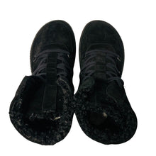 Load image into Gallery viewer, GIA COUTURE Flatform Ankle Boot Black Ladies Rugged Suede Shoe UK3.5 NEW RRP 500
