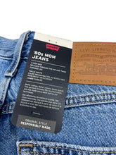 Load image into Gallery viewer, LEVIS High Rise 80s Mom Cotton Denim Boyfriend Cut Blue Jeans W25 NEW RRP 115
