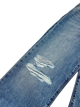 Load image into Gallery viewer, LEVIS Core Ribcage High Waist Rip Straight Ankle Blue Jeans W24 L27 NEW RRP 125
