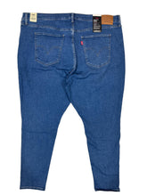 Load image into Gallery viewer, LEVIS Mile High Super Skinny Hyperstretch Classic Blue Jeans UK22 NEW RRP 125
