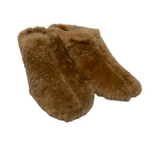 Load image into Gallery viewer, JIL SANDER 65 Stoe Mule Ladies Brown Shearling Midi Heel Shoe UK3.5 NEW RRP 630
