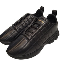 Load image into Gallery viewer, BURBERRY Axburton Sneaker Classic Leather Ladies Black Shoe UK4 NEW RRP 650
