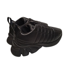 Load image into Gallery viewer, BURBERRY Axburton Sneaker Classic Leather Ladies Black Shoe UK4 NEW RRP 650
