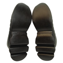 Load image into Gallery viewer, BURBERRY Axburton Sneaker Classic Leather Ladies Black Shoe UK4 NEW RRP 650
