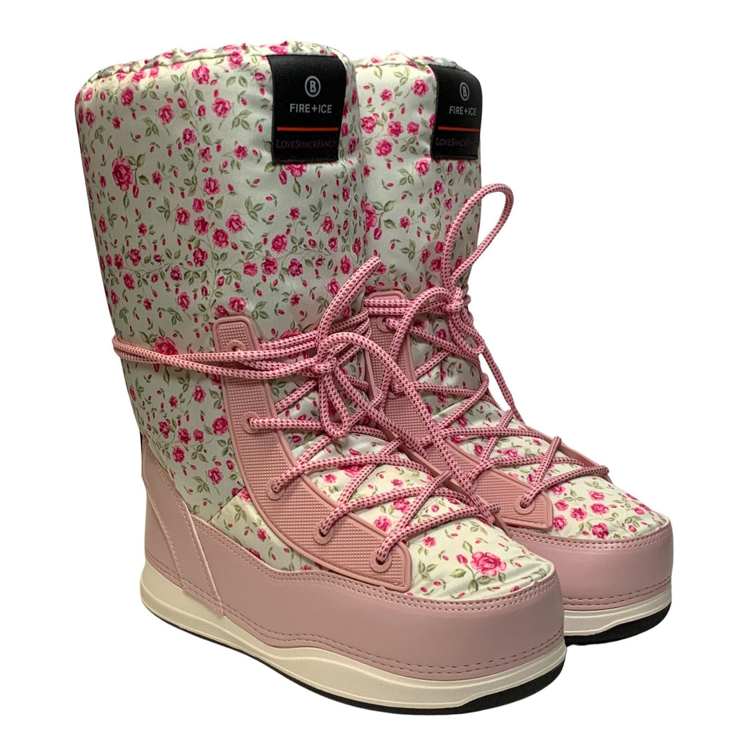 BOGNER Fire+Ice LoveShackFancy La Plangne Snow Boots Pink EU35 UK2 RRP370 BNIB