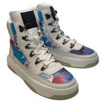 Load image into Gallery viewer, BOGNER LoveShackFancy Ottawa Hi Top Trainers Floral White 35.5 UK2.5 RRP370 BNIB

