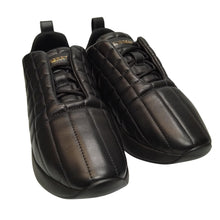 Load image into Gallery viewer, BURBERRY Axburton Trainers Black Padded Leather Sneaker IT42 UK8 NEW RRP650
