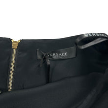 Load image into Gallery viewer, VERSACE Midi Pencil Skirt Black Back Zip Back IT40 UK8 BNWT RRP600
