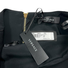 Load image into Gallery viewer, VERSACE Midi Pencil Skirt Black Back Zip Back IT40 UK8 BNWT RRP600
