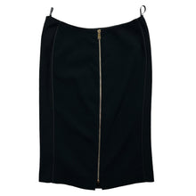 Load image into Gallery viewer, VERSACE Midi Pencil Skirt Black Back Zip Back IT40 UK8 BNWT RRP600
