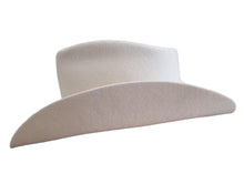 Load image into Gallery viewer, GLADYS TAMEZ Millinery Rocky Cowboy Hat Western Felt White M NEW RRP370
