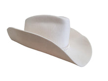 Load image into Gallery viewer, GLADYS TAMEZ Millinery Rocky Cowboy Hat Western Felt White M NEW RRP370
