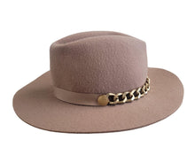 Load image into Gallery viewer, GLADYS TAMEZ Millinery Iggy Cowboy Western Felt Hat Caramel Brown S NEW RRP410
