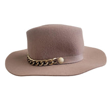 Load image into Gallery viewer, GLADYS TAMEZ Millinery Iggy Cowboy Western Felt Hat Caramel Brown S NEW RRP410
