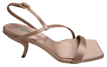 Load image into Gallery viewer, GIA/RHW Rosie 21 Shoes Dusty Pink Satin High Sandals EU37 UK4 NEW RRP400

