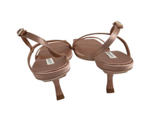 Load image into Gallery viewer, GIA/RHW Rosie 21 Shoes Dusty Pink Satin High Sandals EU37 UK4 NEW RRP400
