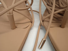 Load image into Gallery viewer, GIA/RHW Rosie 6 Shoes Beige Leather Strappy Heeled Sandals EU37 UK4 NEW RRP470
