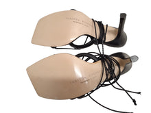 Load image into Gallery viewer, TABITHA RINGWOOD Ladies Corrin 100 Leather Ankle Tie Sandals EU37 UK4 NEW RRP455
