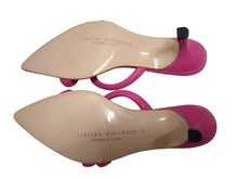 Load image into Gallery viewer, TABITHA RINGWOOD Clove 70 Heel Fuchsia Pink Leather Sandals UK7 NEW RRP425
