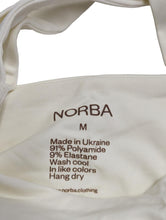 Load image into Gallery viewer, NORBA Bra White Sports Bra Raceback Gym Top Ladies UK M NEW RRP 65
