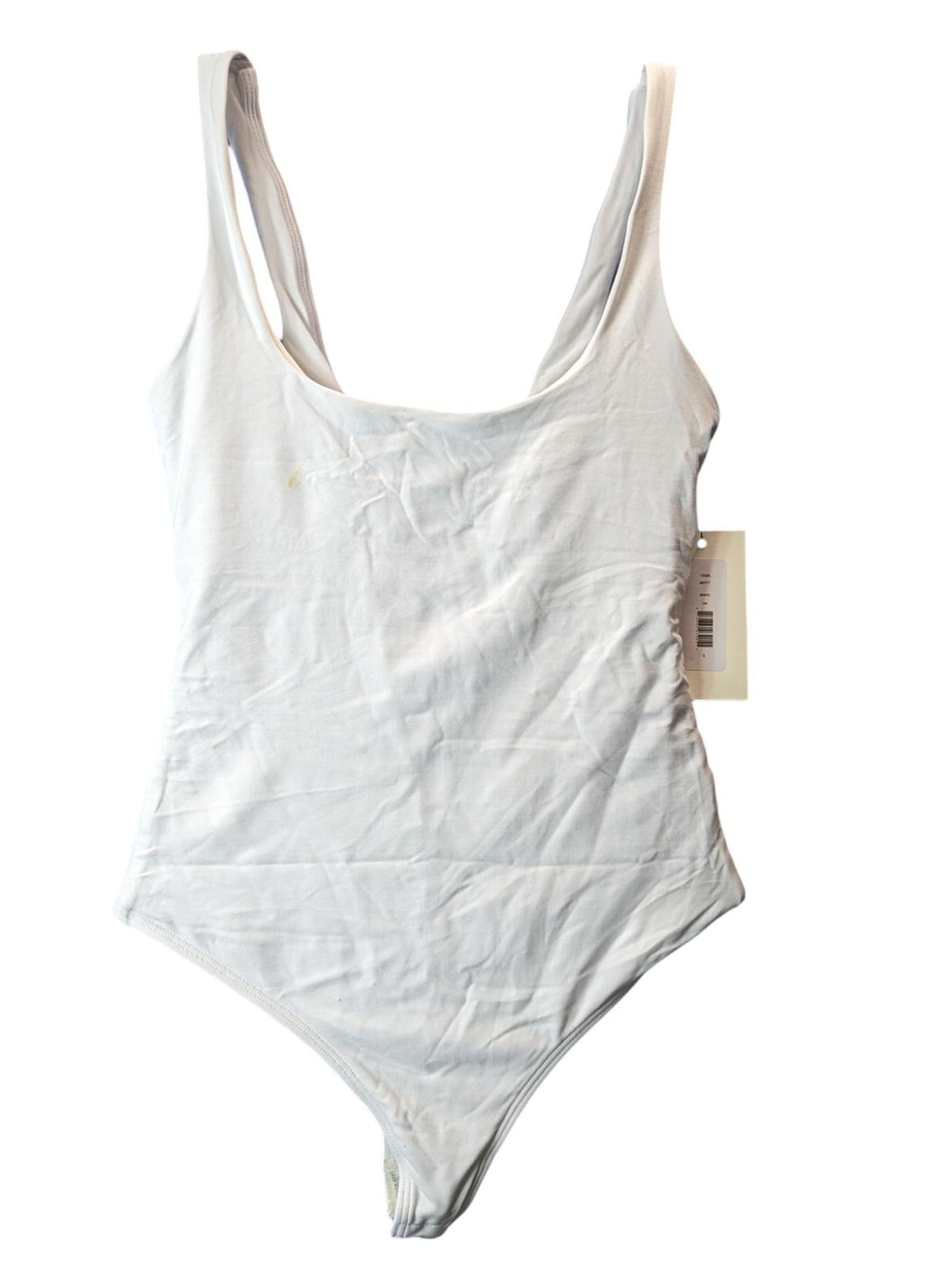 ALIX NYC Bodysuit White One Piece Mott Sleeveless Halter Top S NEW RRP 120