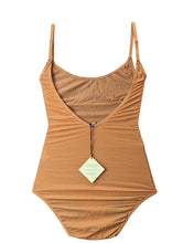 Load image into Gallery viewer, BASERANGE Bodysuit Orange Lightweight Una Emily Scoop Back XS NEW RRP 85
