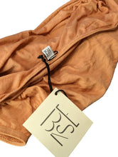 Load image into Gallery viewer, BASERANGE Bodysuit Orange Lightweight Una Emily Scoop Back XS NEW RRP 85
