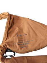 Load image into Gallery viewer, SIR. Bikini Tops Brown Seamless Hazel Stretch Sheen UK 8 NEW RRP 120
