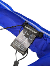 Load image into Gallery viewer, ISABEL MARANT Bikini Tops Blue Salome Asymmetric One Shoulder UK8 NEW RRP 80
