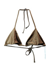 Load image into Gallery viewer, ABYSSE Bikini Tops Brown Maya Triangle Strap Tie S NEW RRP 120
