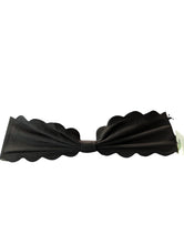 Load image into Gallery viewer, MARYSIA Bikini Tops Black Antibes Strapless Scalop Trim M NEW RRP 180
