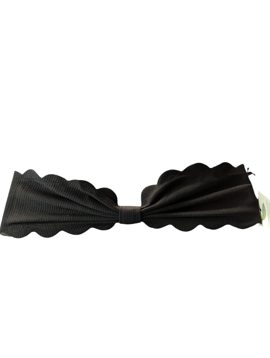 MARYSIA Bikini Tops Black Antibes Strapless Scalop Trim M NEW RRP 180