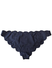 Load image into Gallery viewer, MARYSIA Bikini Bottoms Blue Antibes Strapless Scallop Trim L NEW RRP 180

