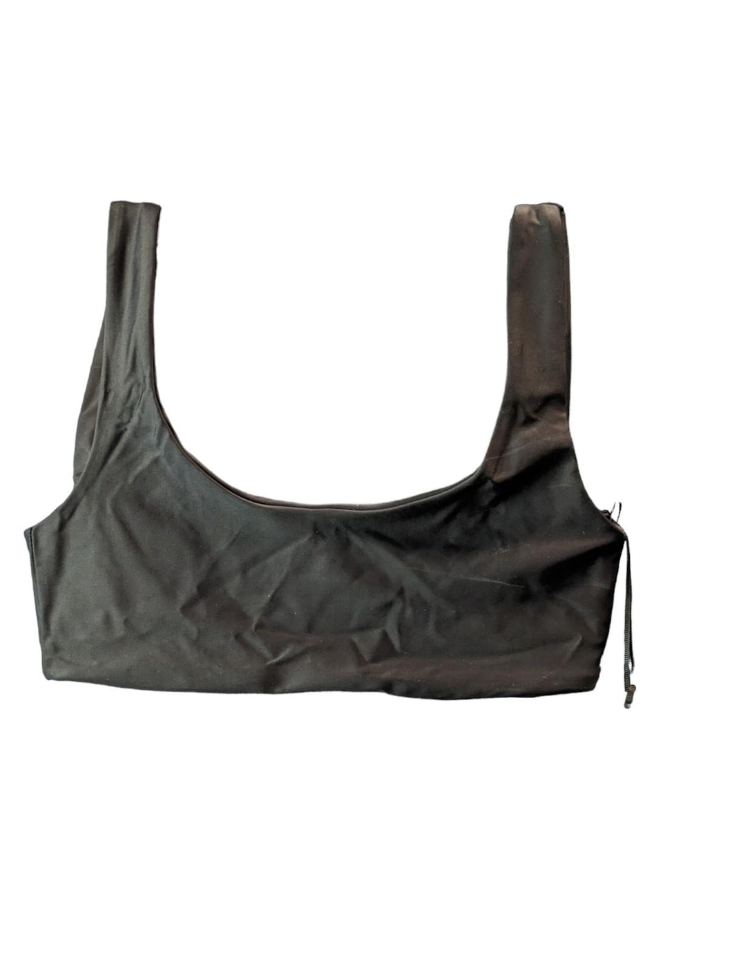 JADE SWIM Bikini Tops Black Rounded Edges Halter S NEW RRP 90