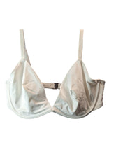Load image into Gallery viewer, FORM &amp; FOLD Bikini Tops White Triangle Underwire Bone 36DD NEW RRP 190
