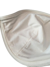 Load image into Gallery viewer, FORM &amp; FOLD Bikini Tops White Triangle Underwire Bone 36DD NEW RRP 190
