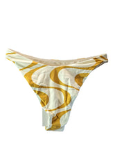 Load image into Gallery viewer, ABYSSE Bikini Bottoms  White Faye Ray Pattern Mustard  S NEW RRP 120
