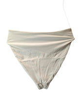 Load image into Gallery viewer, FORM &amp; FOLD Bikini Bottoms White Rise High Waist Bone UK12 NEW RRP 190
